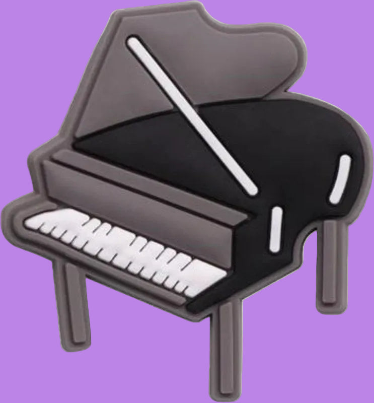 Grand Piano Croc Shoe Charm