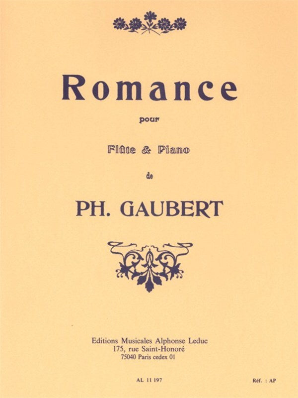 Gaubert - Romance For Flute/Piano