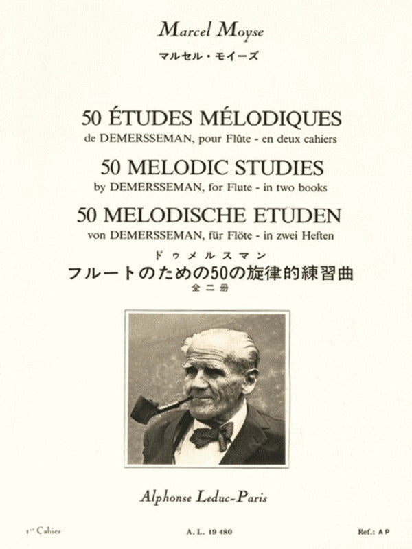 Moyse - 50 Melodic Studies Demersseman Vol 1 Flute