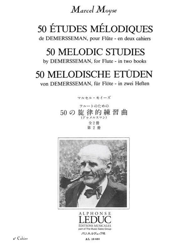Moyse - 50 Melodic Studies Demersseman Vol 2 Flute