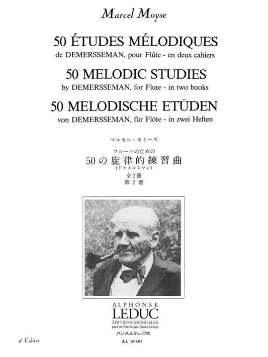 Moyse - 50 Melodic Studies Demersseman Vol 2 Flute