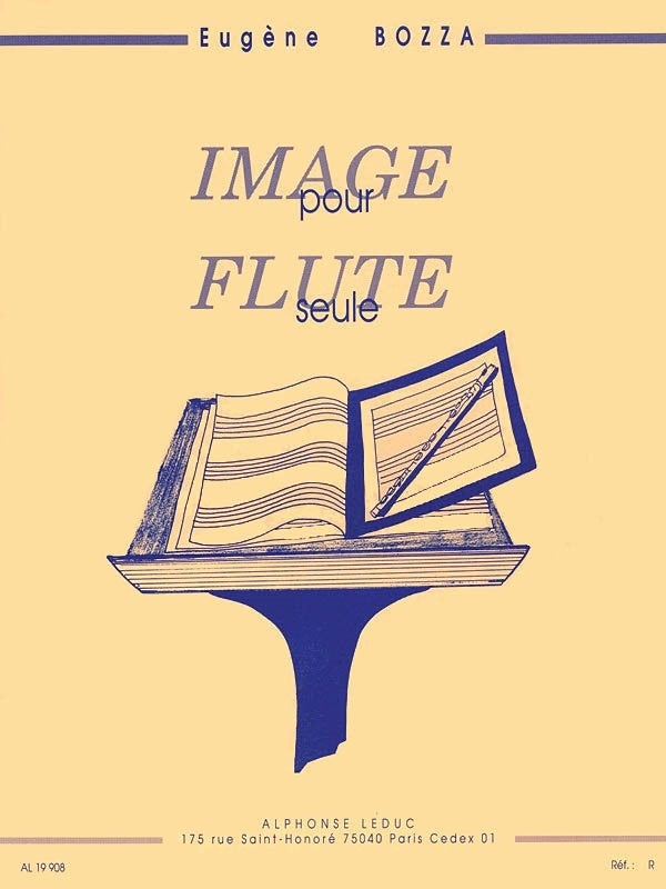 Bozza - Image Op 38 For Flute Solo Book