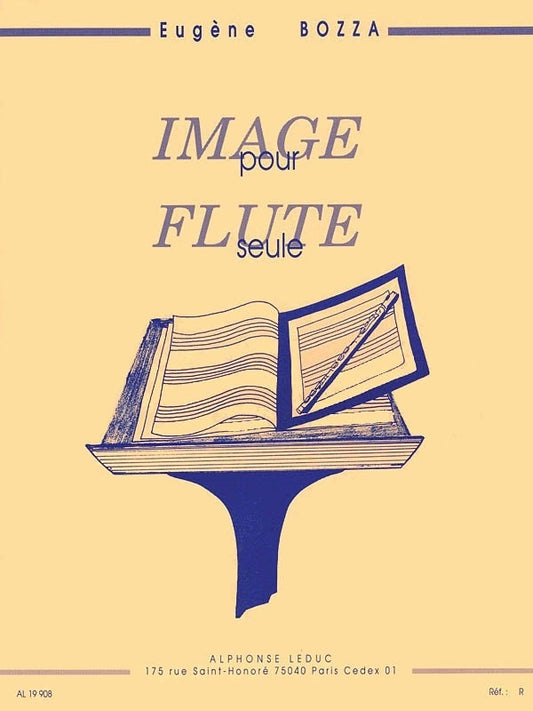 Bozza - Image Op 38 For Flute Solo Book