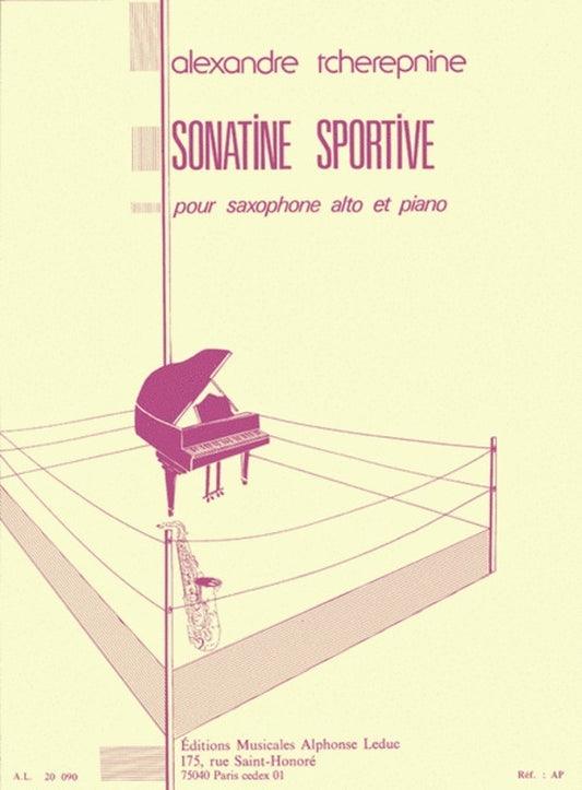 Tcherepnin - Sonatine Sportive Alto Sax/Piano