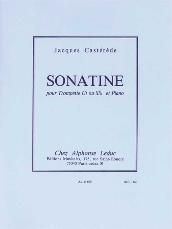 Casterede - Sonatine For Trumpet/Piano