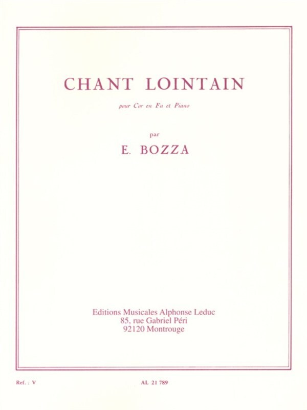 Bozza - Chant Lointain For Horn/Piano