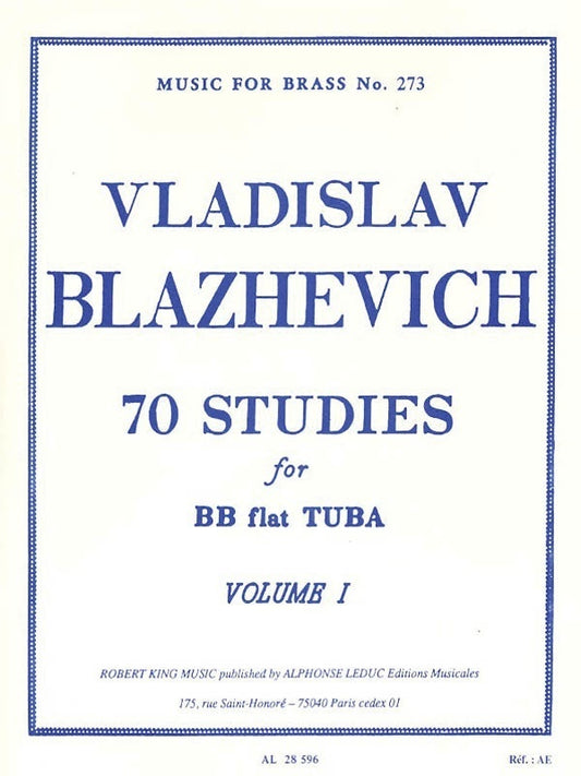 Blazhevich - 70 Studes For Tuba Vol 1