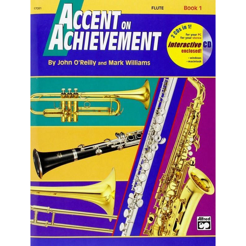 Accent On Achievement - Flute Book 1 (Book/Cd)