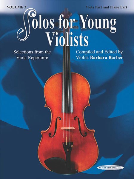 Solos For Young Violists Vol 3 Viola/Piano - Alfred Music
