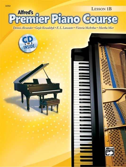 Premier Piano Course Lesson 1B Bk/Cd