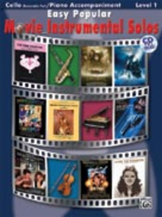 Easy Popular Movie Instr Solos Cello Bk/Ola