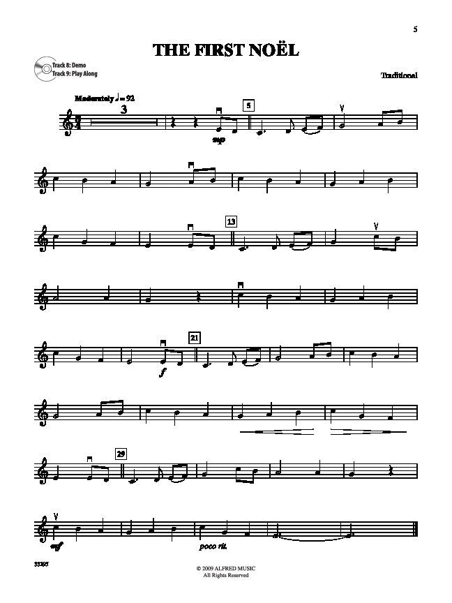 Easy Christmas Instrumental Solos Violin Bk/Ola - Alfred Music - Image 4