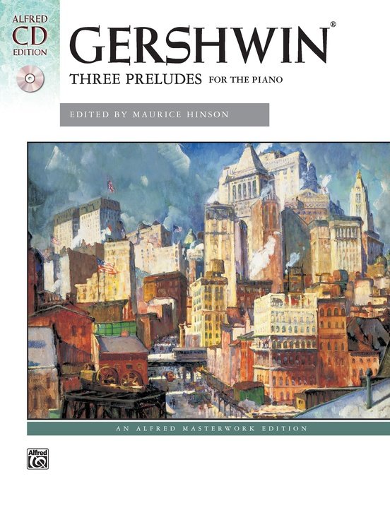 Gershwin - 3 Preludes For Piano Bk/CD - Alfred Music