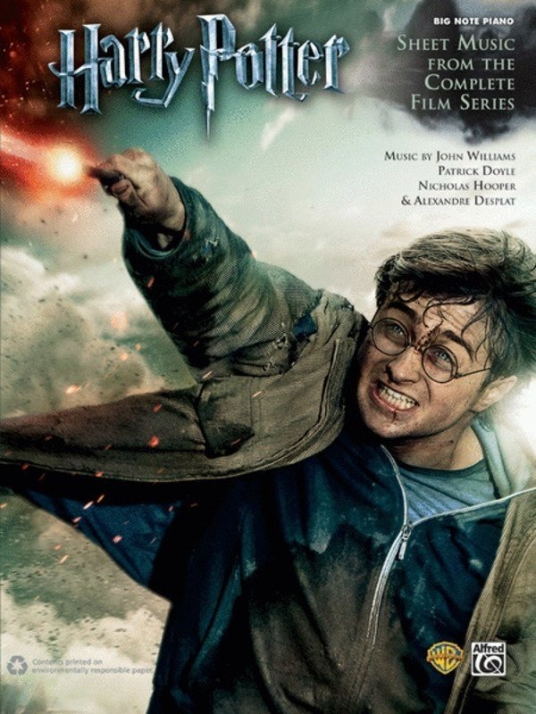Harry Potter Music From Comp Film Ser Big Note - Alfred Music