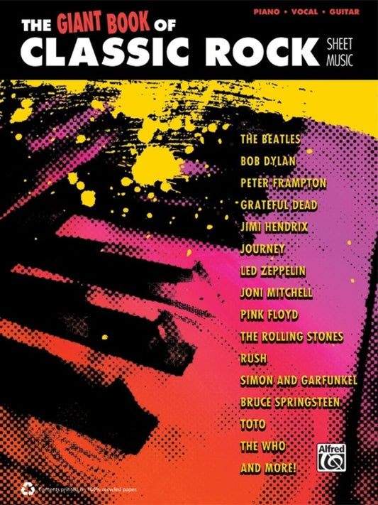 The Giant Book Of Classic Rock Sheet Music Pvg
