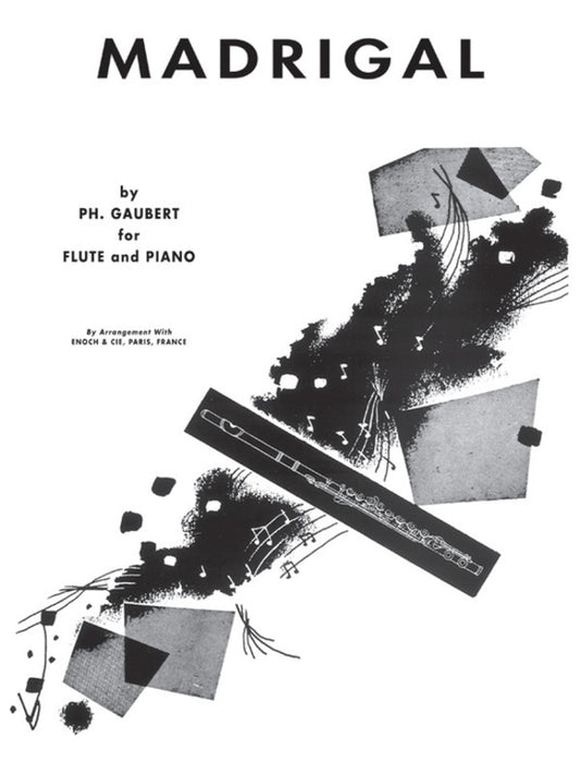 Gaubert - Madrigal For Flute/Piano