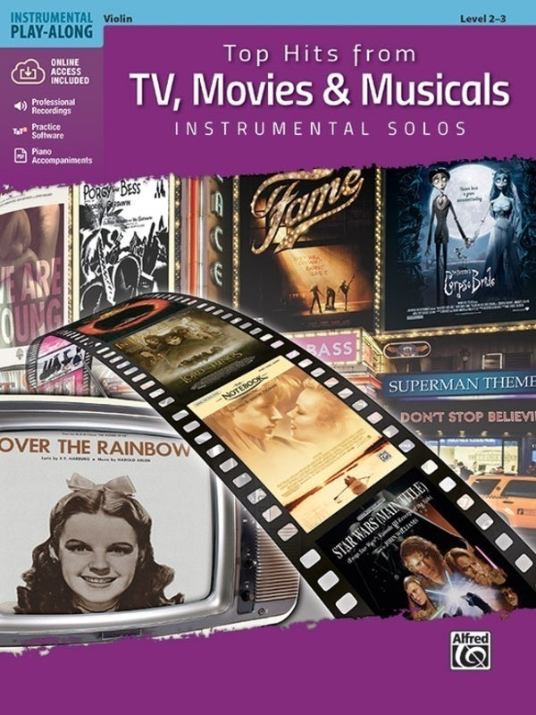 Top Hits From Tv Movies & Musicals Violin Bk/Ola