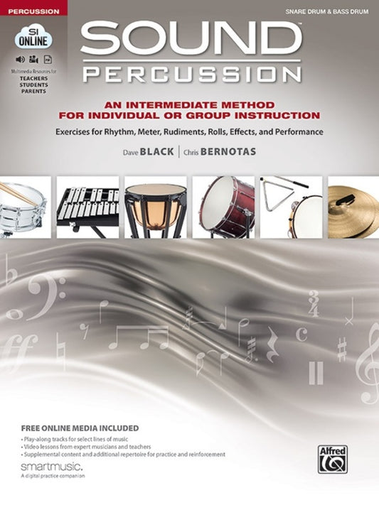 Sound Percussion Snare Drum And Bass Drum Bk/Olm