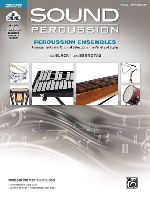 Sound Percussion Ensembles Mallet Percussion Bk/Olm - Alfred Music