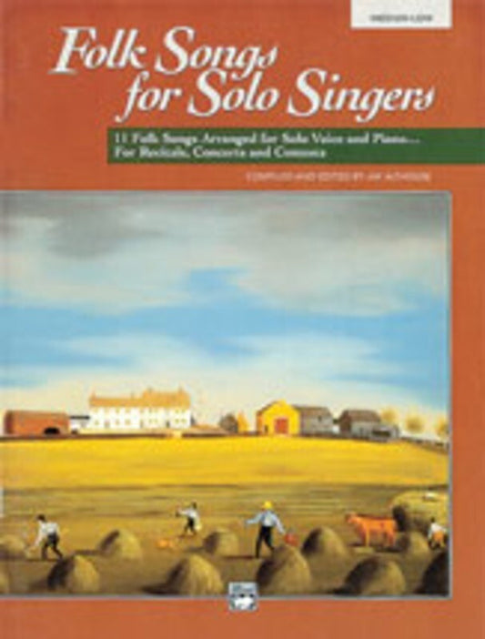 Folk Songs For Solo Singers - Book 1 Med Low