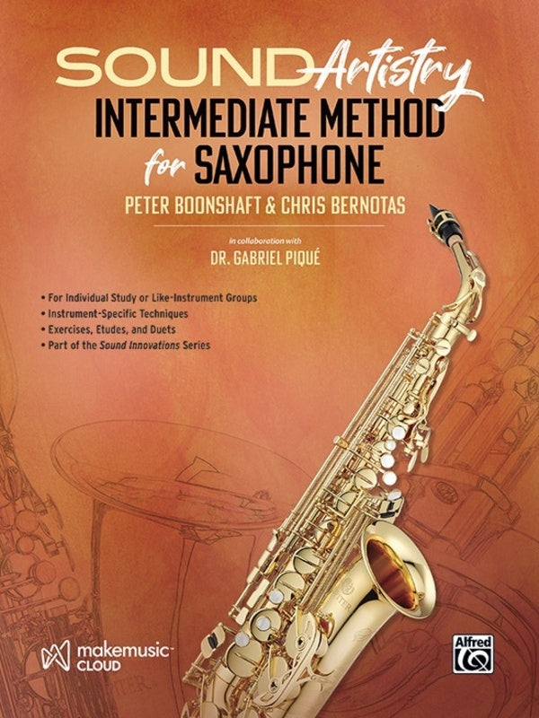 Sound Artistry Intermediate Method For Saxophone