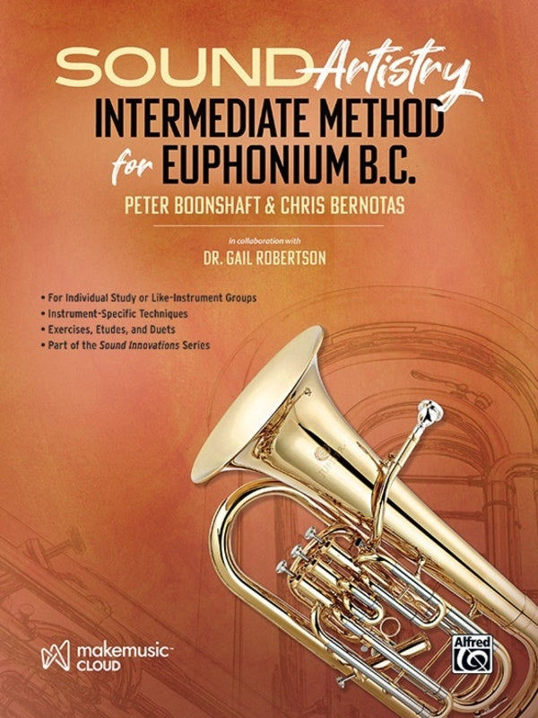 Sound Artistry Intermediate Method For Euphonium Bc