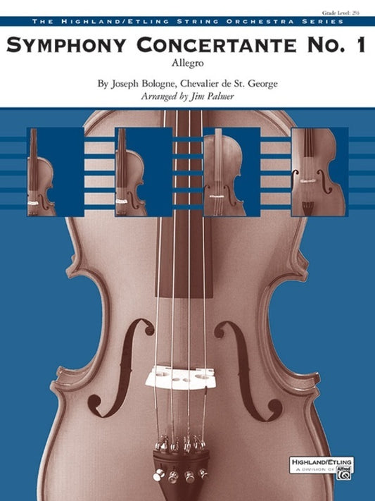 Symphony Concertante No 1 For String Orchestra So2.5 Sc/Pts