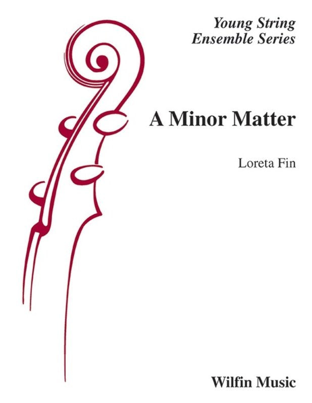 A Minor Matter For String Orchestra So2 Sc/Pts