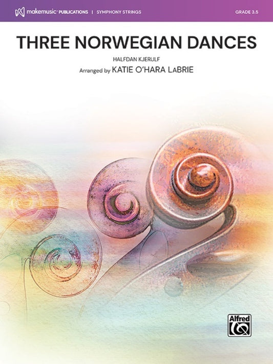3 Norwegian Dances For String Orchestra So3.5 Sc/Pts