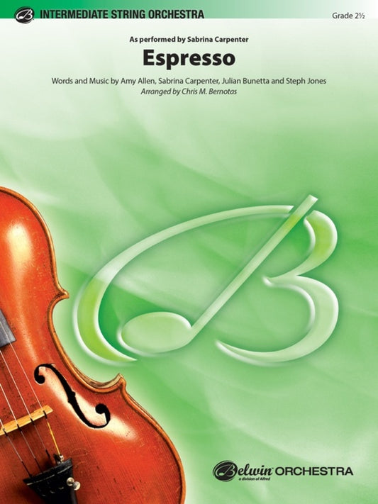 Espresso For String Orchestra So2.5 Sc/Pts
