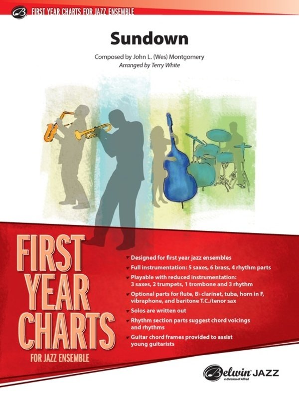 Sundown For Jazz Ensemble Je1.5 Sc/Pts - Alfred Music