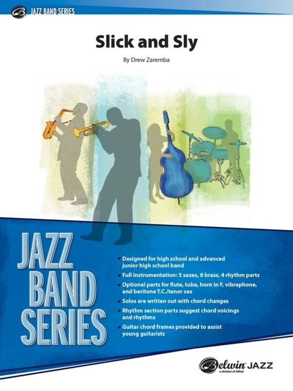 Slick And Sly For Jazz Ensemble Je3.5 Sc/Pts - Alfred Music