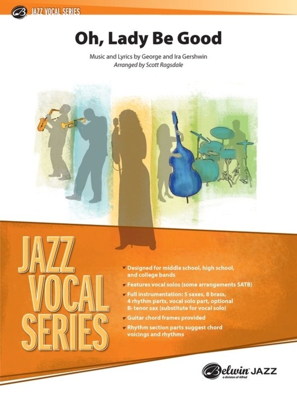 Oh Lady Be Good For Jazz Ensemble/Vocal Voje3 Sc/Pts - Alfred Music