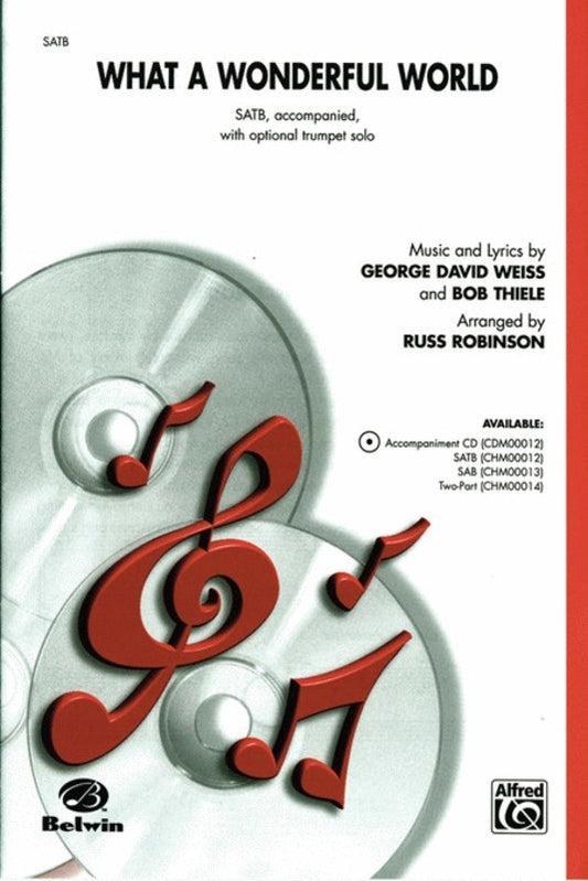 What A Wonderful World Satb Arr Robinson