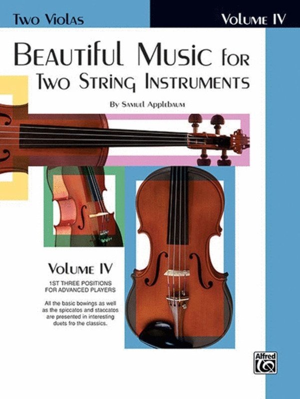 Beautiful Music 2 String Instruments Vol 4 2 Violas - Alfred Music