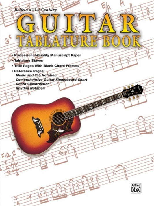 Guitar Tab Manuscript Book 21St Century