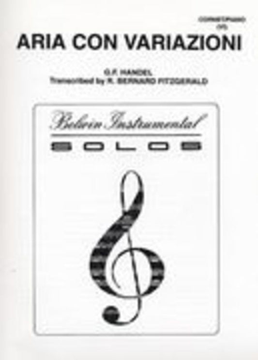 Handel - Aria Con Variazioni For Trumpet Or Cornet/Piano Book