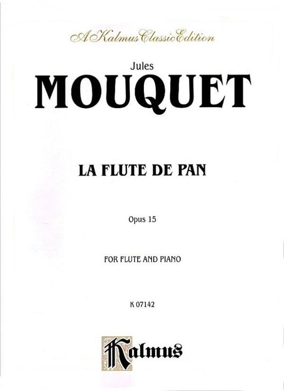 Mouquet - Sonata Op 15 La Flute De Pan Flute/Piano