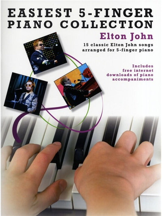Easiest 5 Finger Piano Collection Elton John