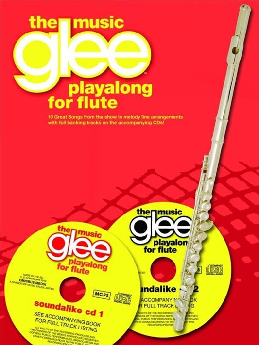 Glee Playalong For Flute Bk/2Cds