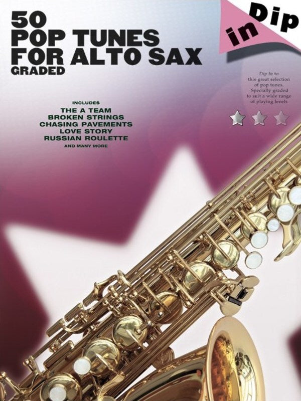 Dip In 50 Pop Tunes Alto Sax Graded