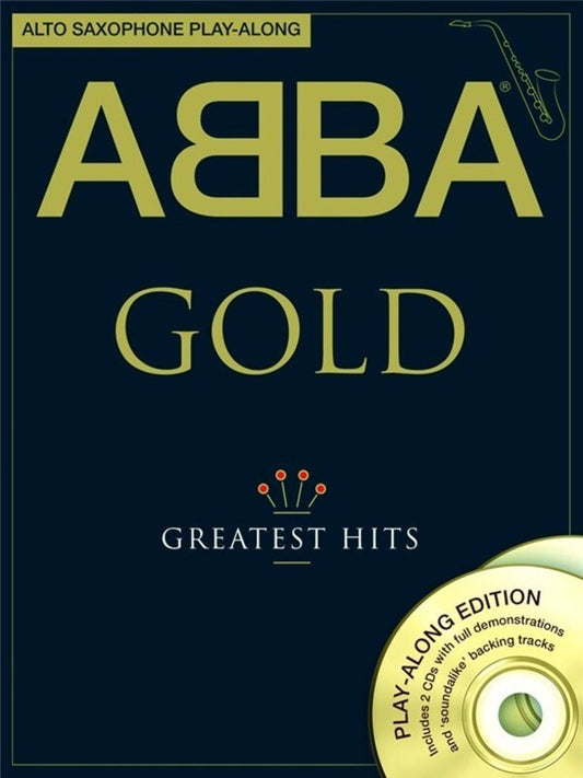 Abba Gold Alto Saxophone Playalong Bk/Cd