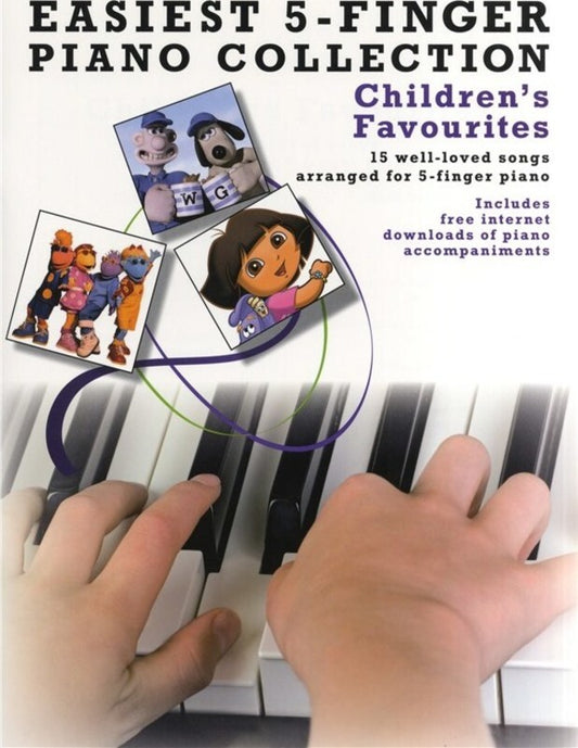 Easiest 5 Finger Piano Coll Childrens Favourites
