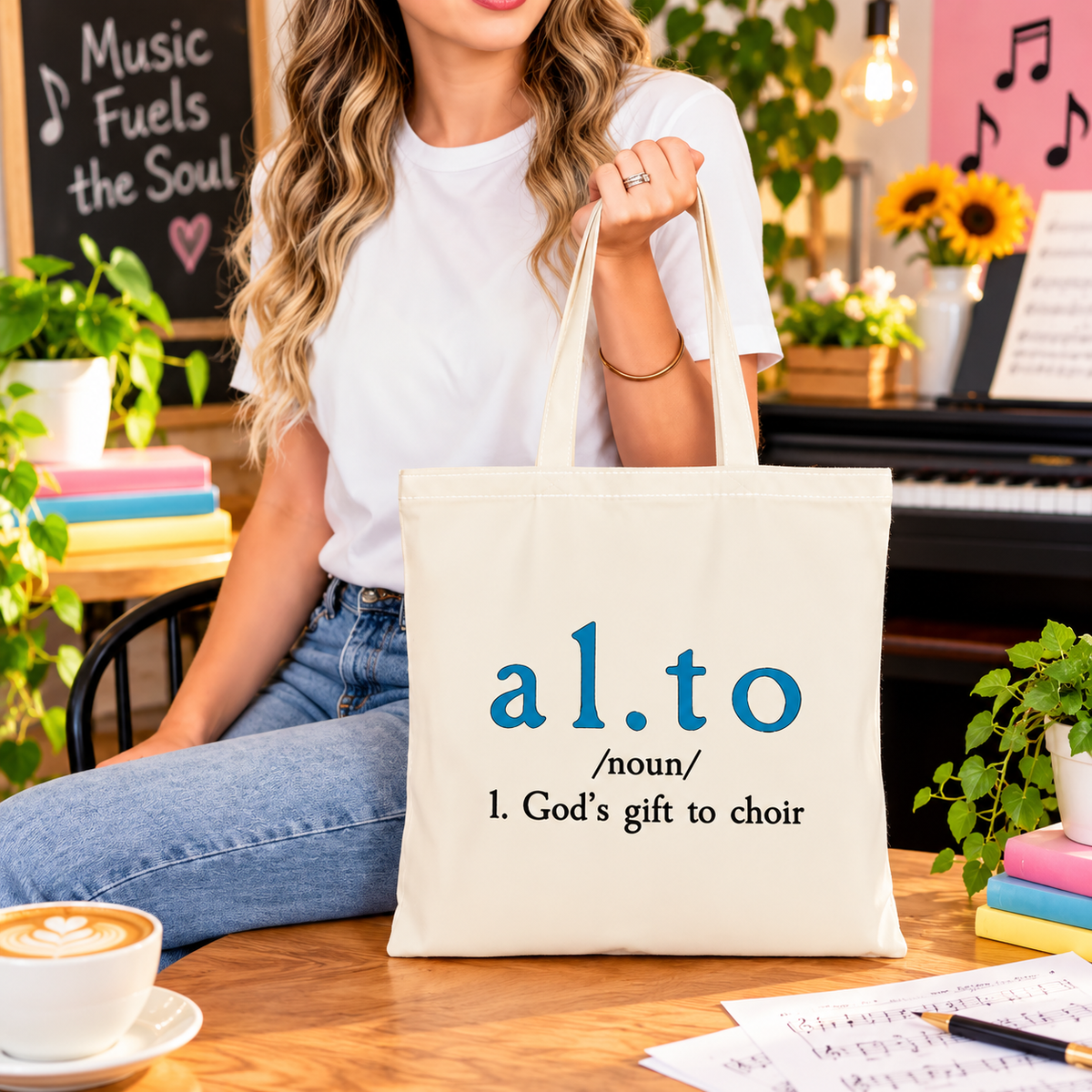 Alto Choir Tote Bag – 40cm x 35cm