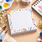 Colourful Artist Square Memo Notepad (50 Sheets)