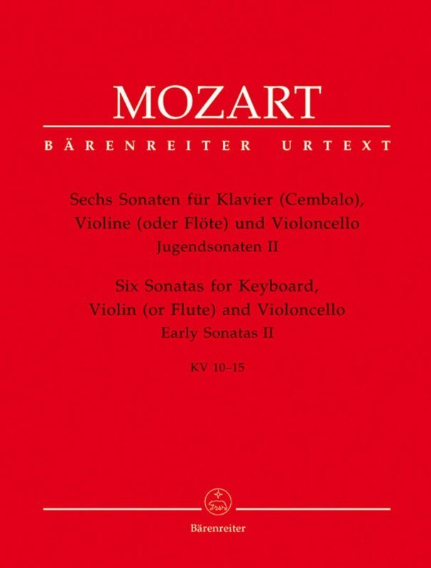 Mozart - 6 Sonatas K 10-15 Flute (Violin)/Cello/Piano
