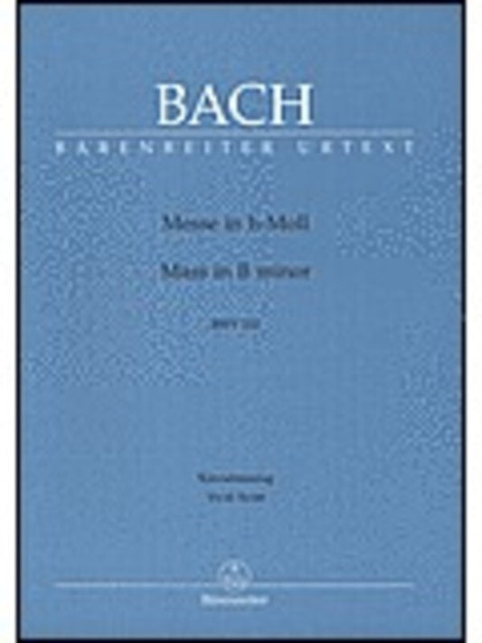 Bach - Mass B Min Bwv 232 Vocal Score