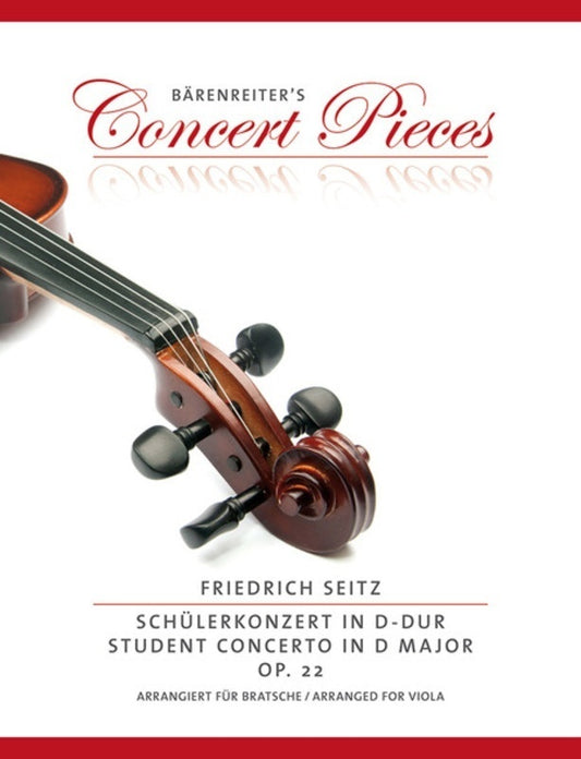 Student Concerto In D Major Op 22 Vla/Piano