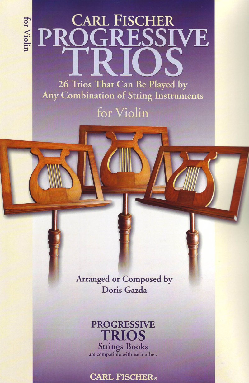 Progressive Trios 26 Vln Arr Gazda - Carl Fischer