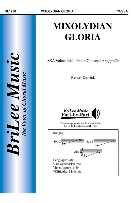 Mixolydian Gloria Ssa/Piano/Opt A Cappella